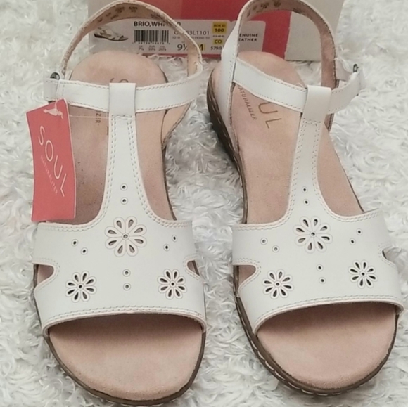 NWT Leather Arch Support Lightweight  Sandal - Picture 2 of 9